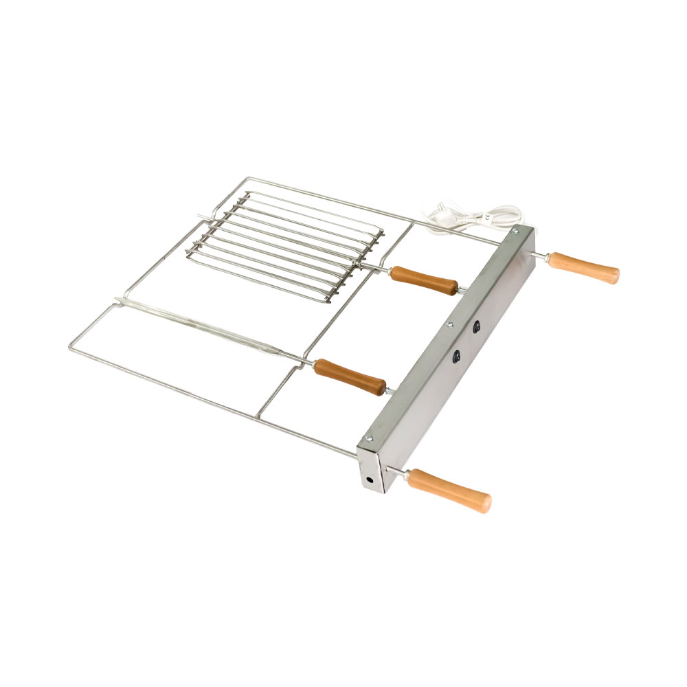 Aro Elétrico com Assa Frangos e Espetada Aço Inoxidável