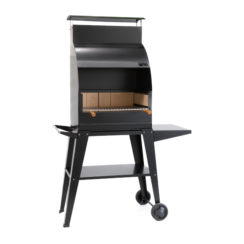 Churrasqueira com Mesa de Transporte Metálica IGNO